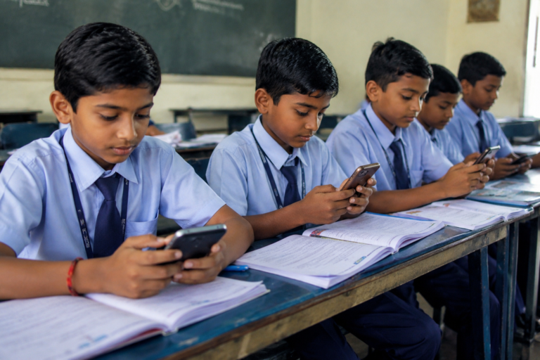 मोबाईलच्या दुनियेत विद्यार्थ्यांचा अभ्यास हरवला; पालकांकडून चिंता व्यक्त